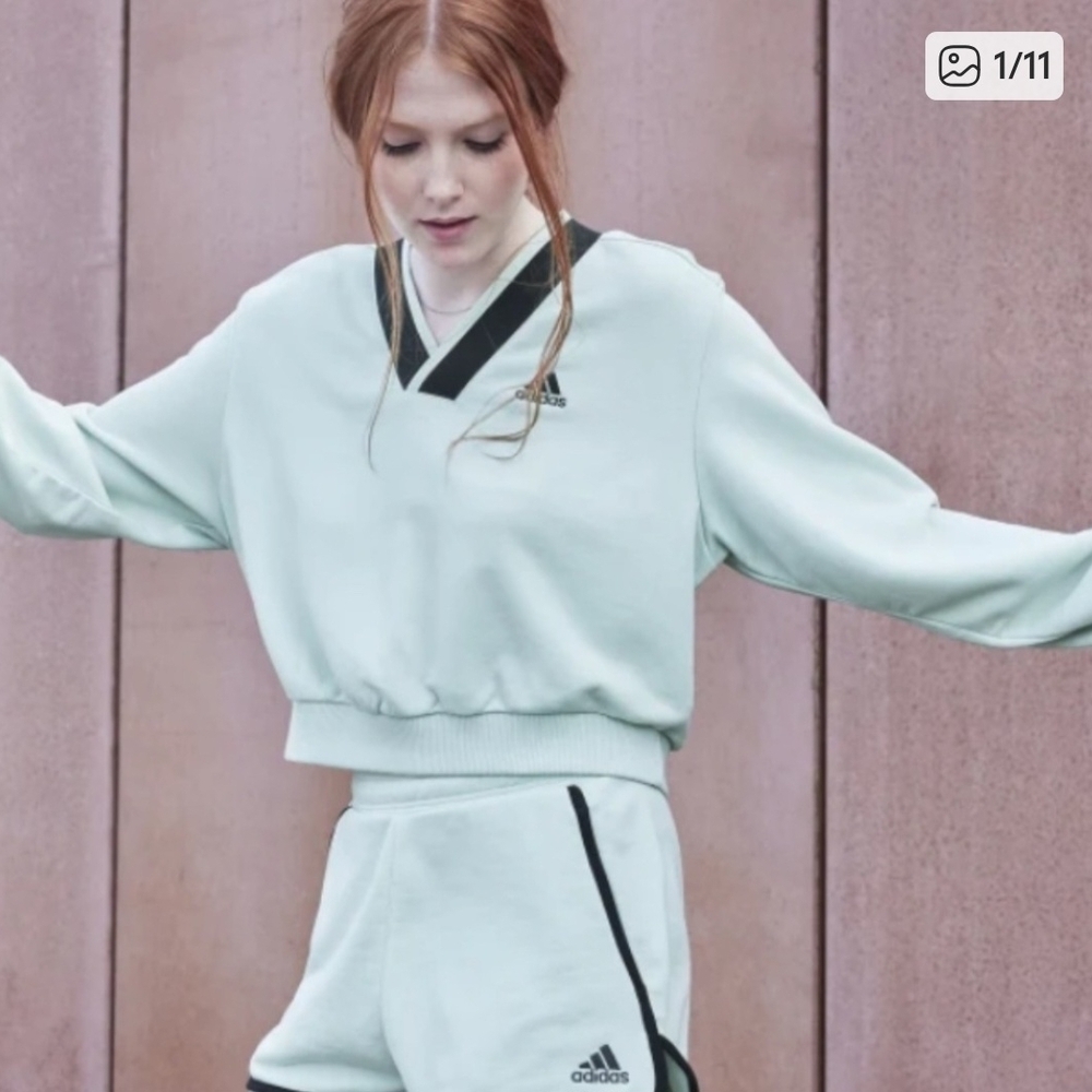 Adidas Light Green Tracksuit